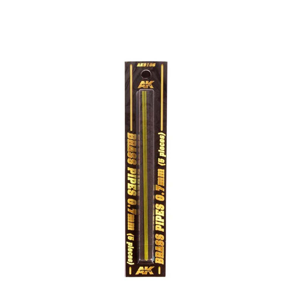 AK Interactive Brass Pipes - 0.7mm 5 Units