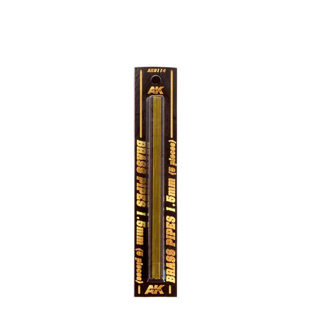 AK Interactive Brass Pipes - 1.5mm 5 Units