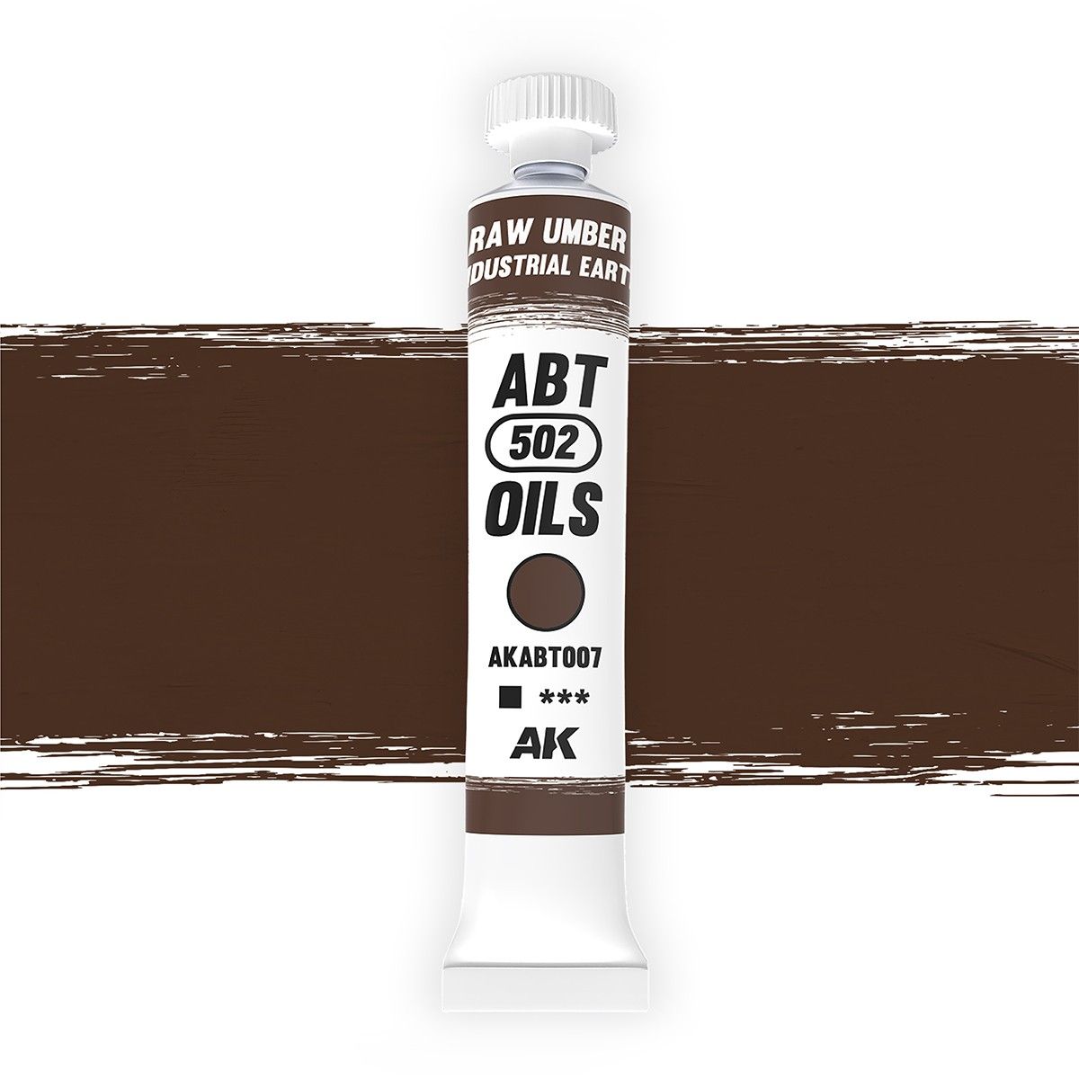 ABT 502 Oils - Raw Umber/Industrial Earth - 20ml Abteilung 502