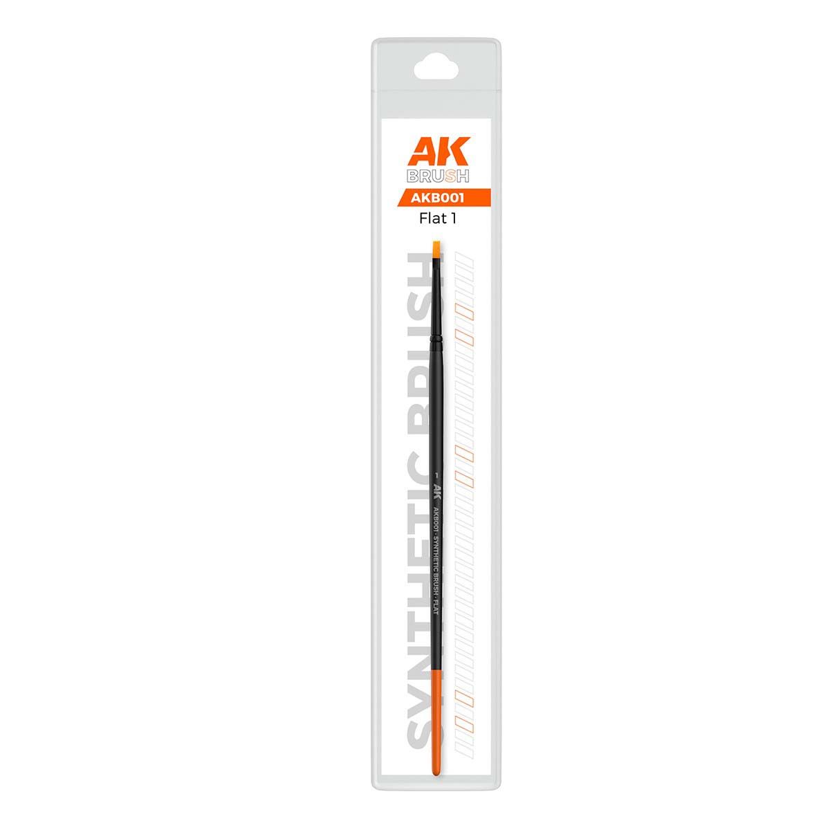 AK Interactive Synthetic Brush - Flat 1