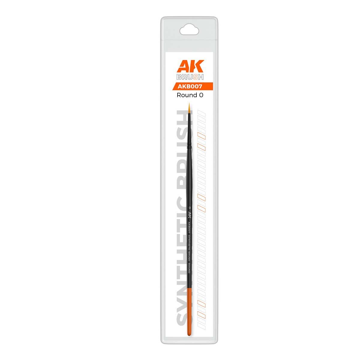 AK Interactive Synthetic Brush - Round 0