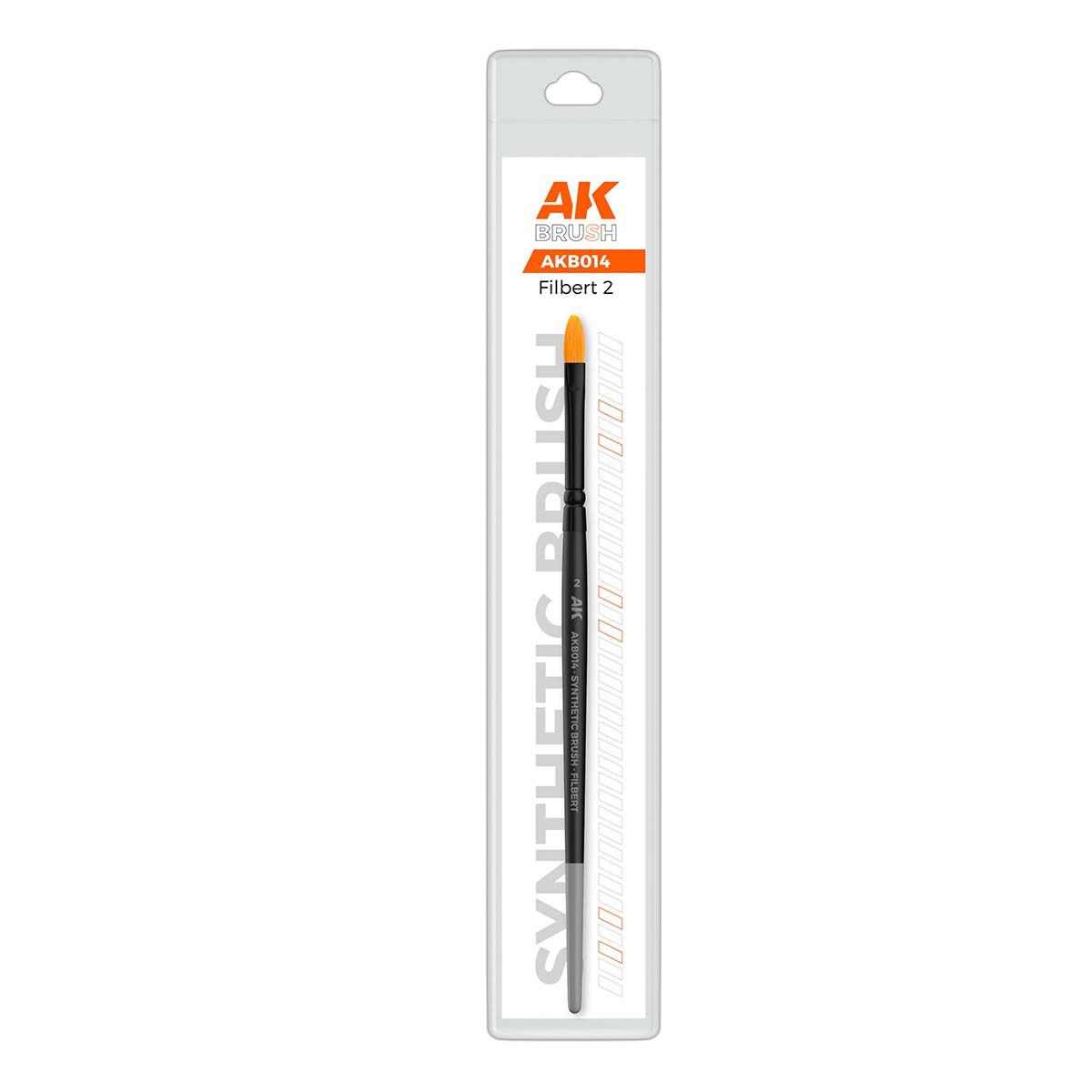AK Interactive Synthetic Brush - Filbert 2