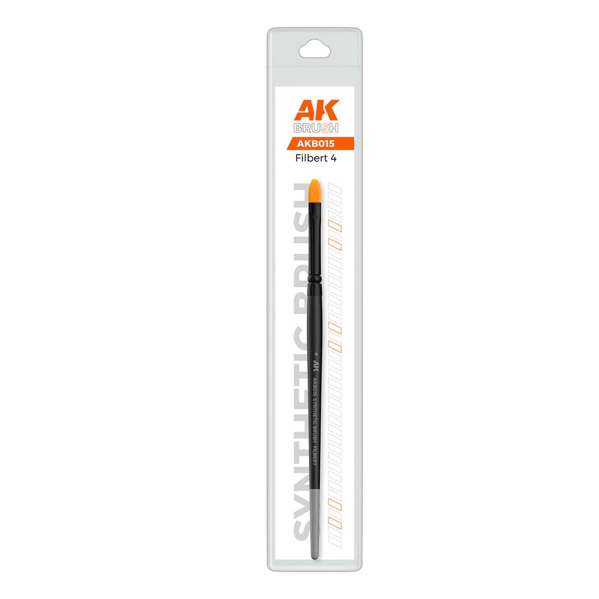 AK Interactive Synthetic Brush - Filbert 4