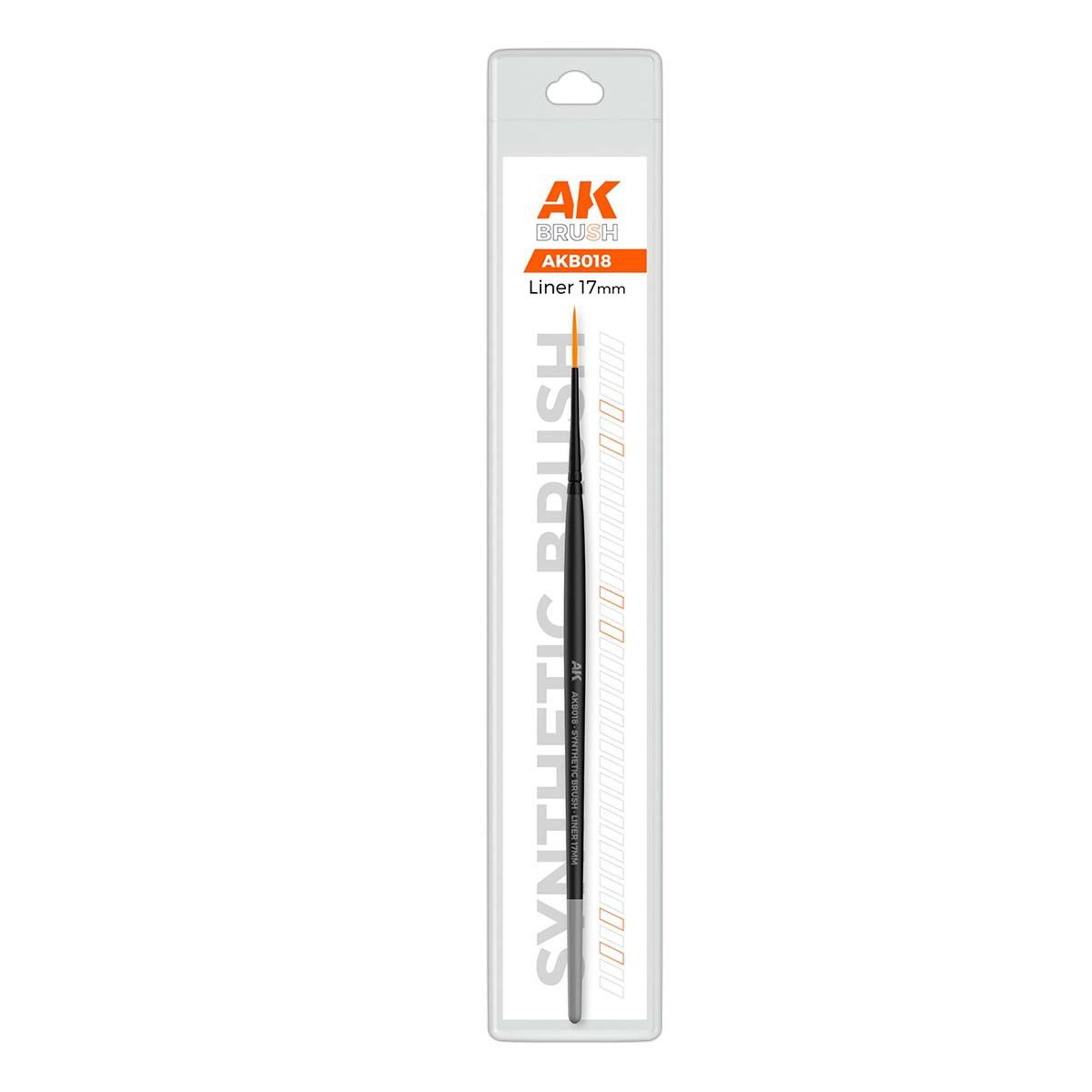 AK Interactive Synthetic Brush - Liner 17mm