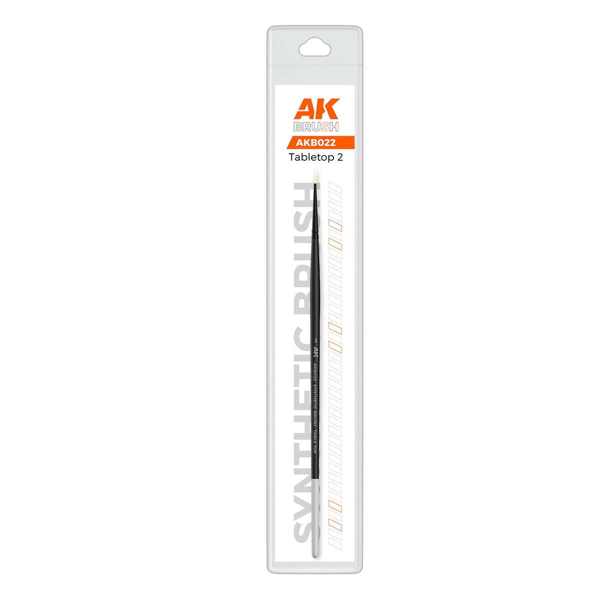 AK Interactive Synthetic Tabletop Brush - 2