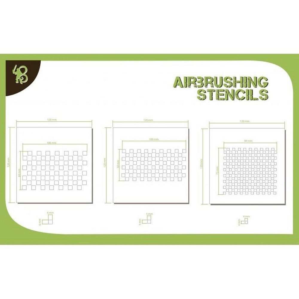 Bandua Chess Stencils Pattern 2