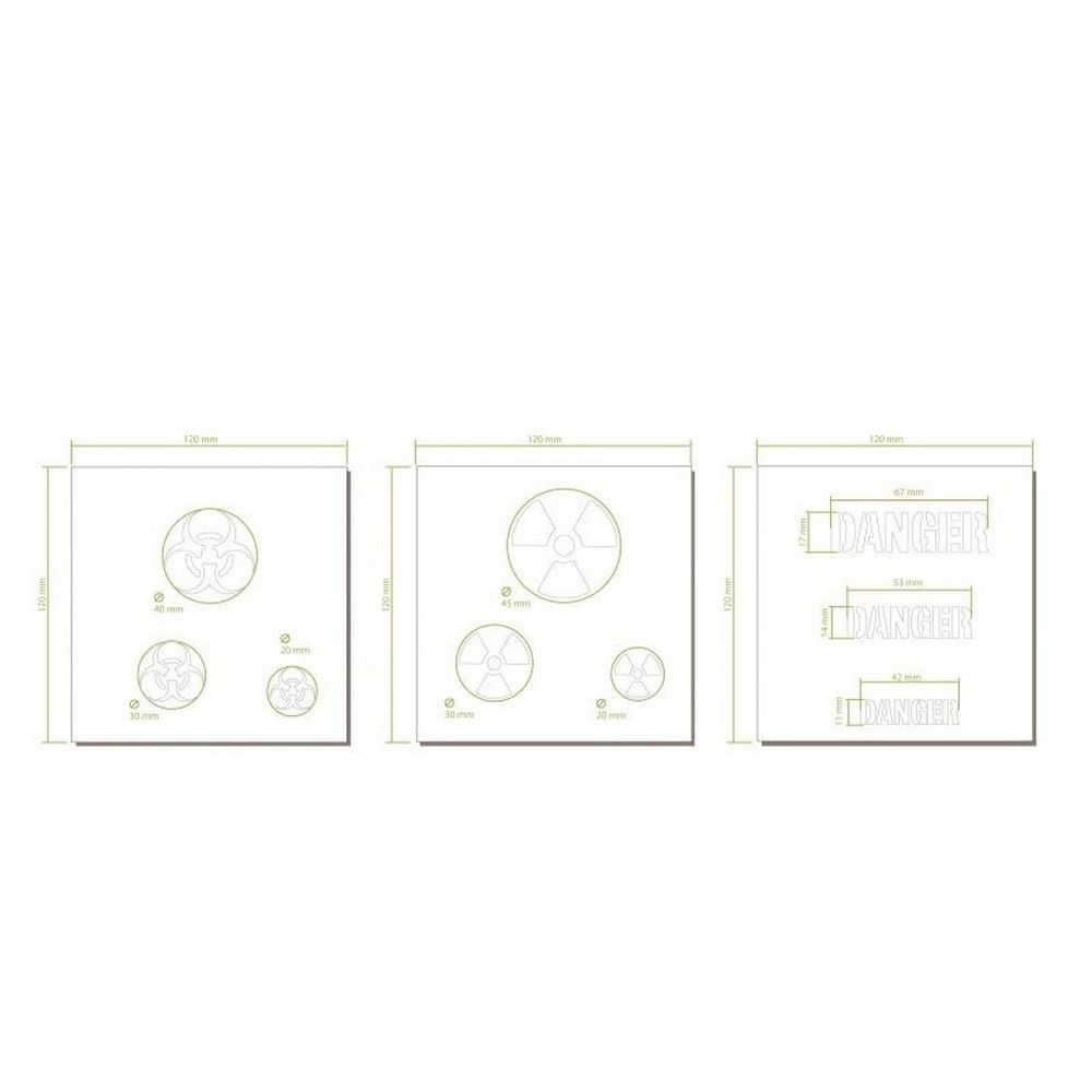 Bandua Chemical Symbol Stencils