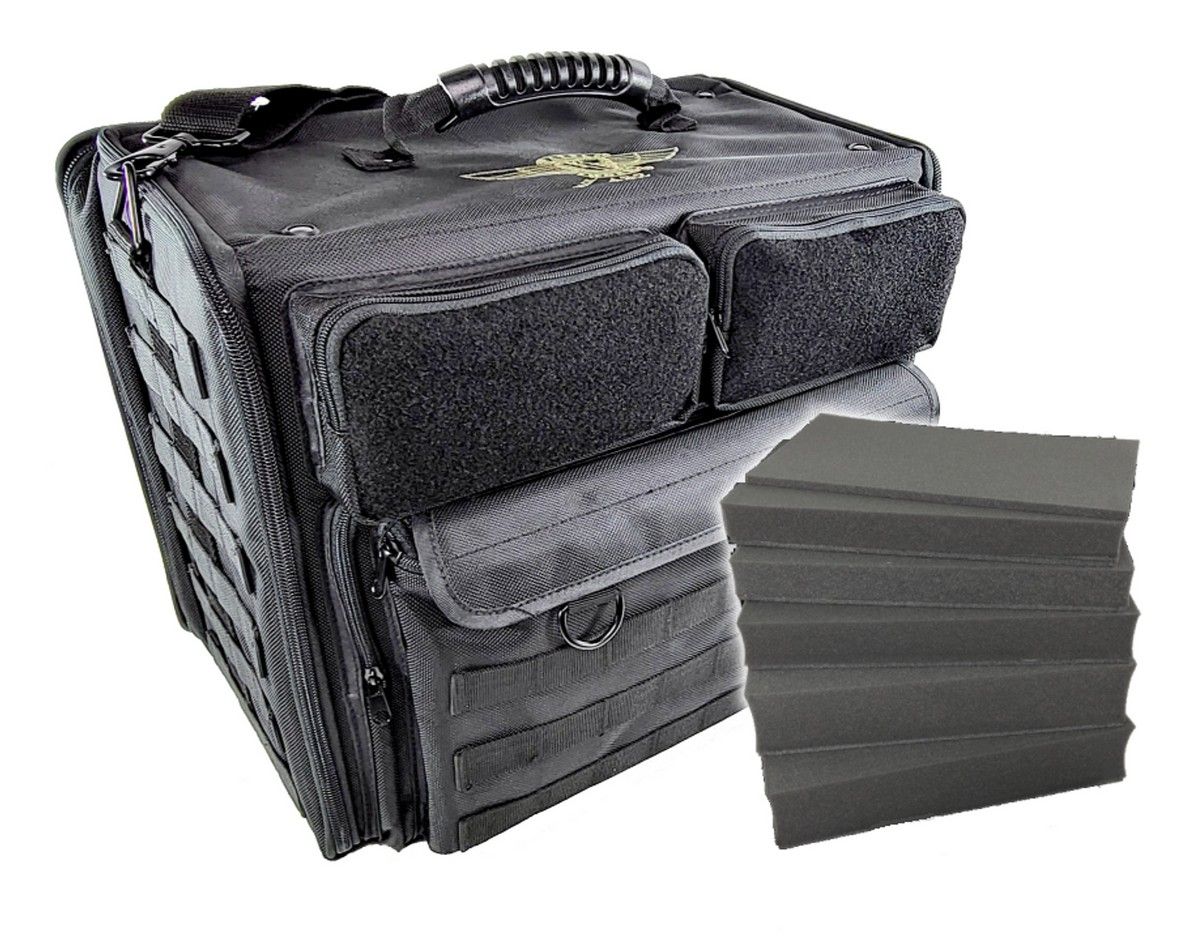 P.A.C.K. 432 2.0 Molle Horizontal Pluck Foam Load Out (Black)
