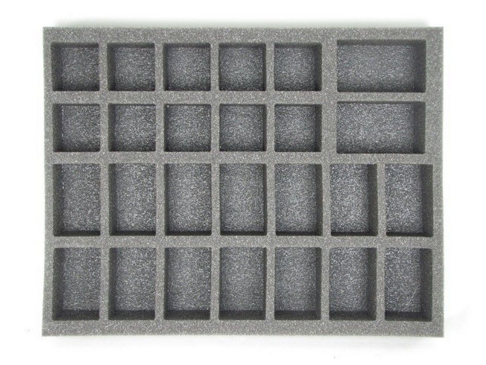 Battle Foam 14 Large 10 Medium 2 X-Large Troop Foam Tray (BFL) 15.5W x 12L x 2.5H