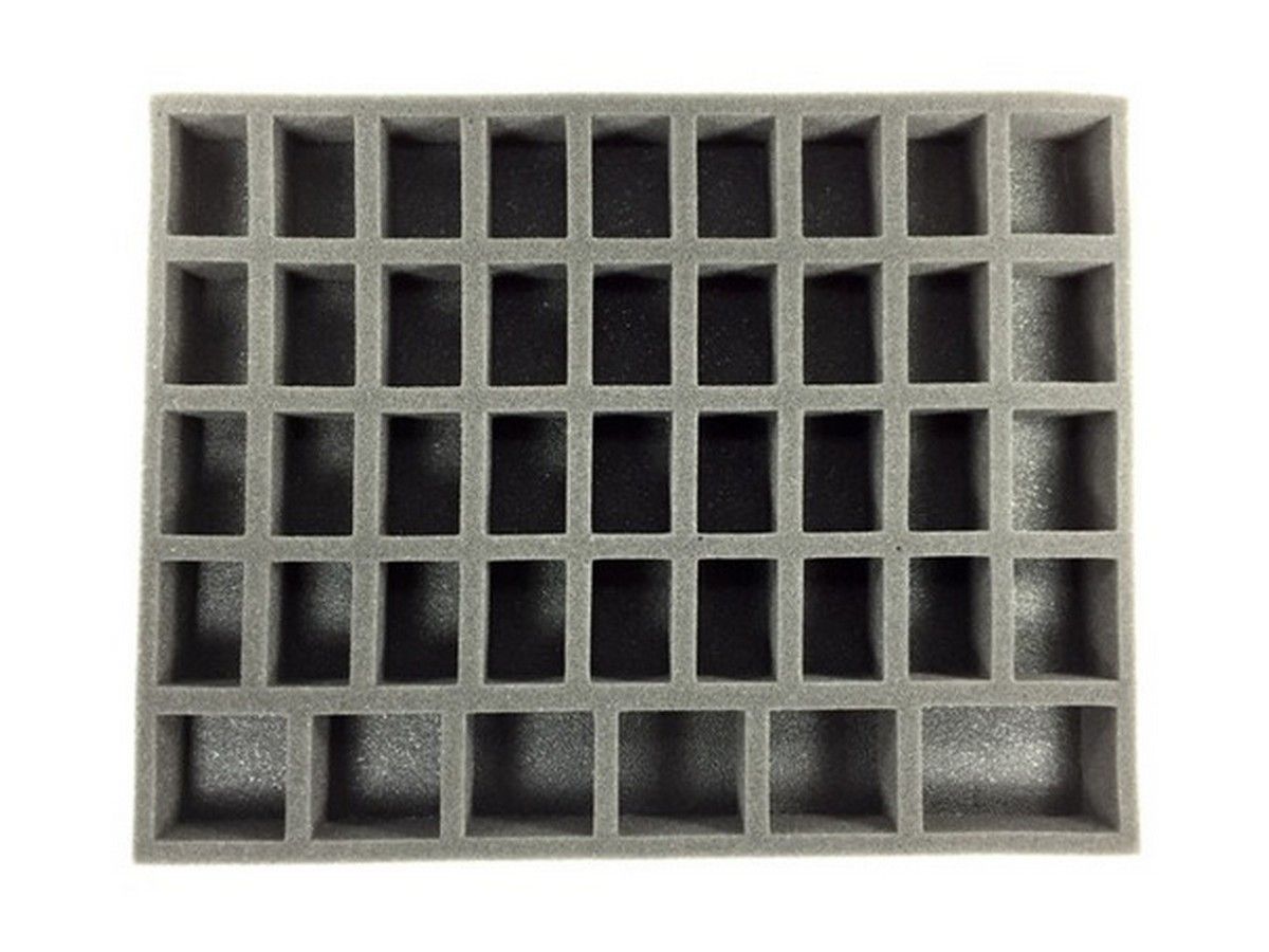 Battle Foam (Gen) 32mm 36 Medium 6 Large Troop Foam Tray (BFL-1.5)