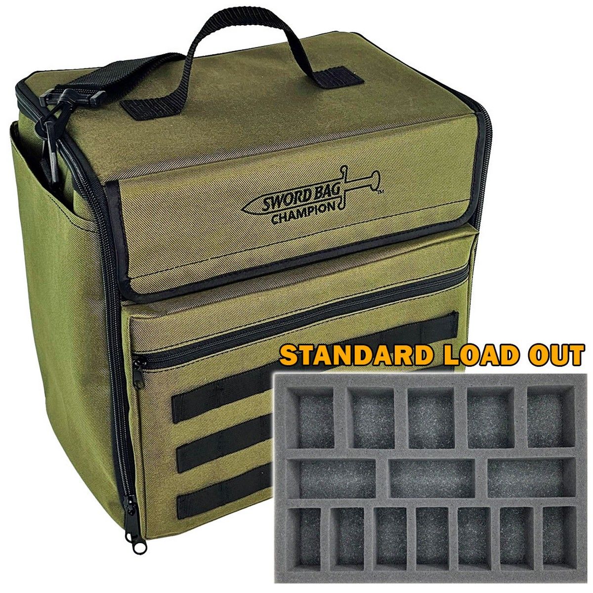 Battle Foam Champion Sword Bag Standard Load Out (Olive Green)