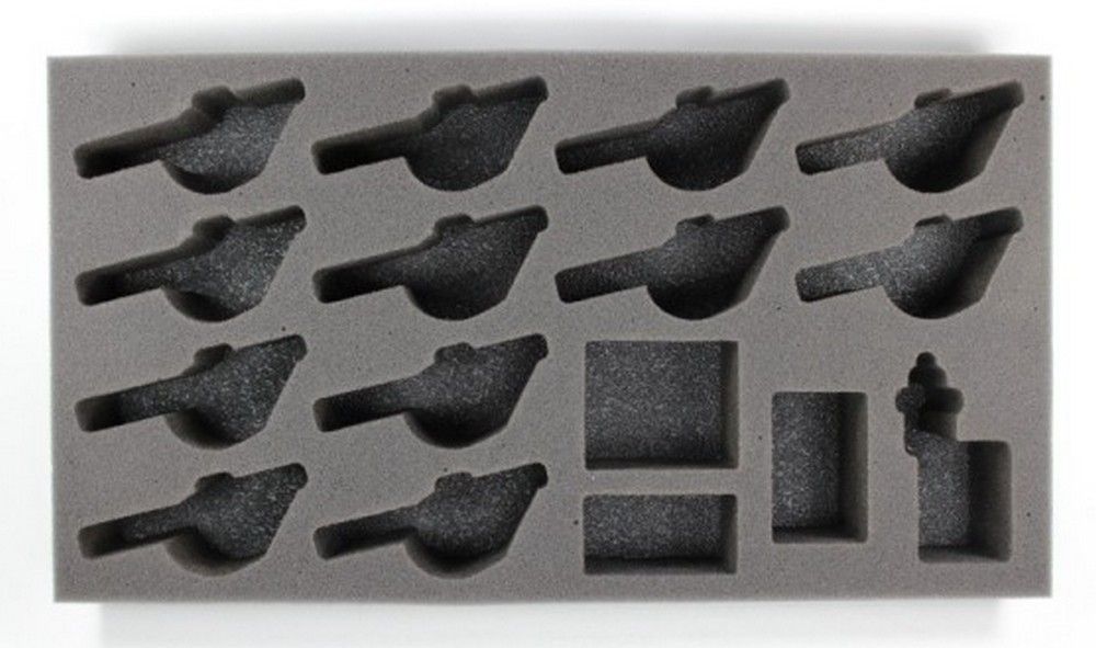 Battle Foam 12 Ironfang Pikemen Foam Tray (PP) (15.5" X 8.5" X 2")