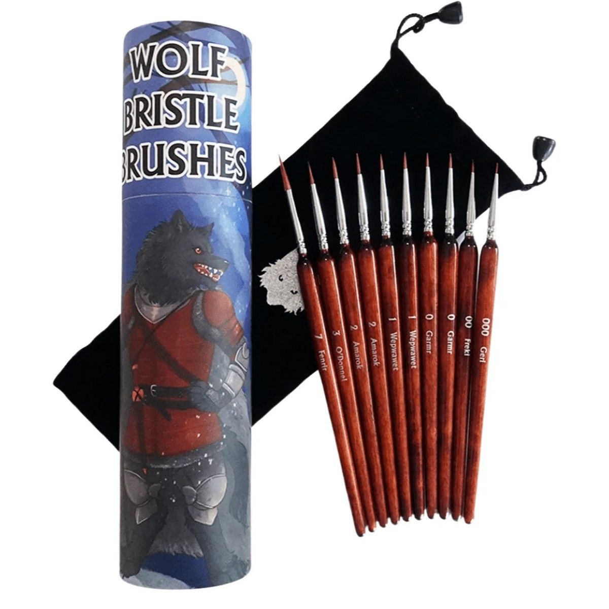 Chronicle RPG Wolf Bristle Brush Set