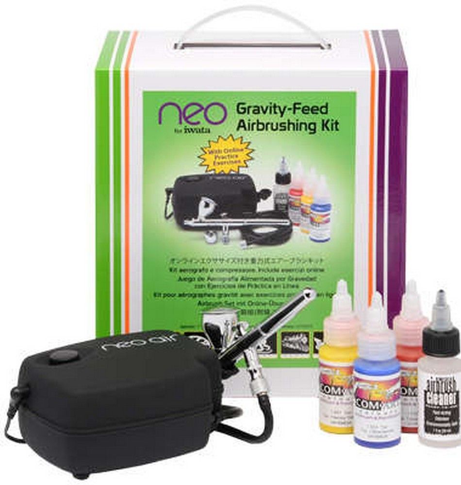 Neo Air Compressor with Neo Gravity Airbrush