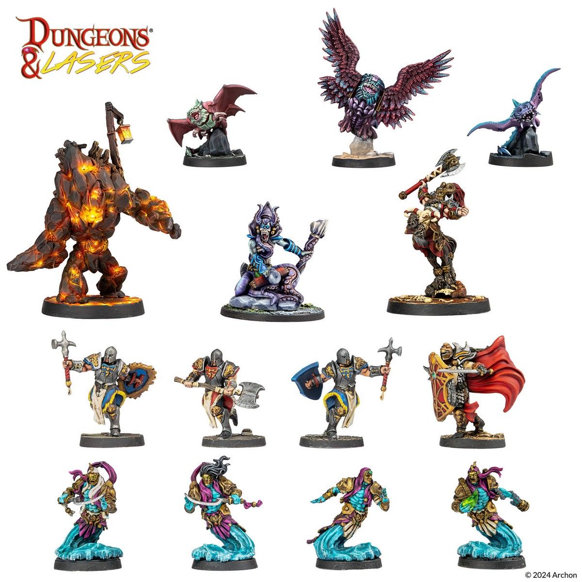 KAOZ THE SOUL HARVESTER – Figurine 28mm Pour Deuslair & Dungeons & Lasers – Collectionneur Expérimenté