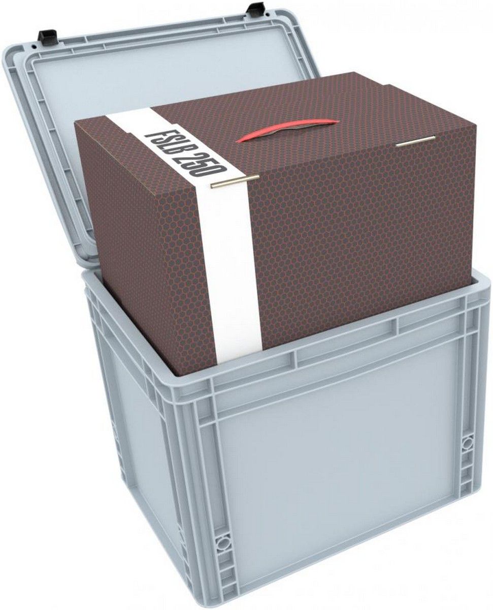 Feldherr Storage Box FSLB250 + Euro Box DDEB305 Bundle (Empty)