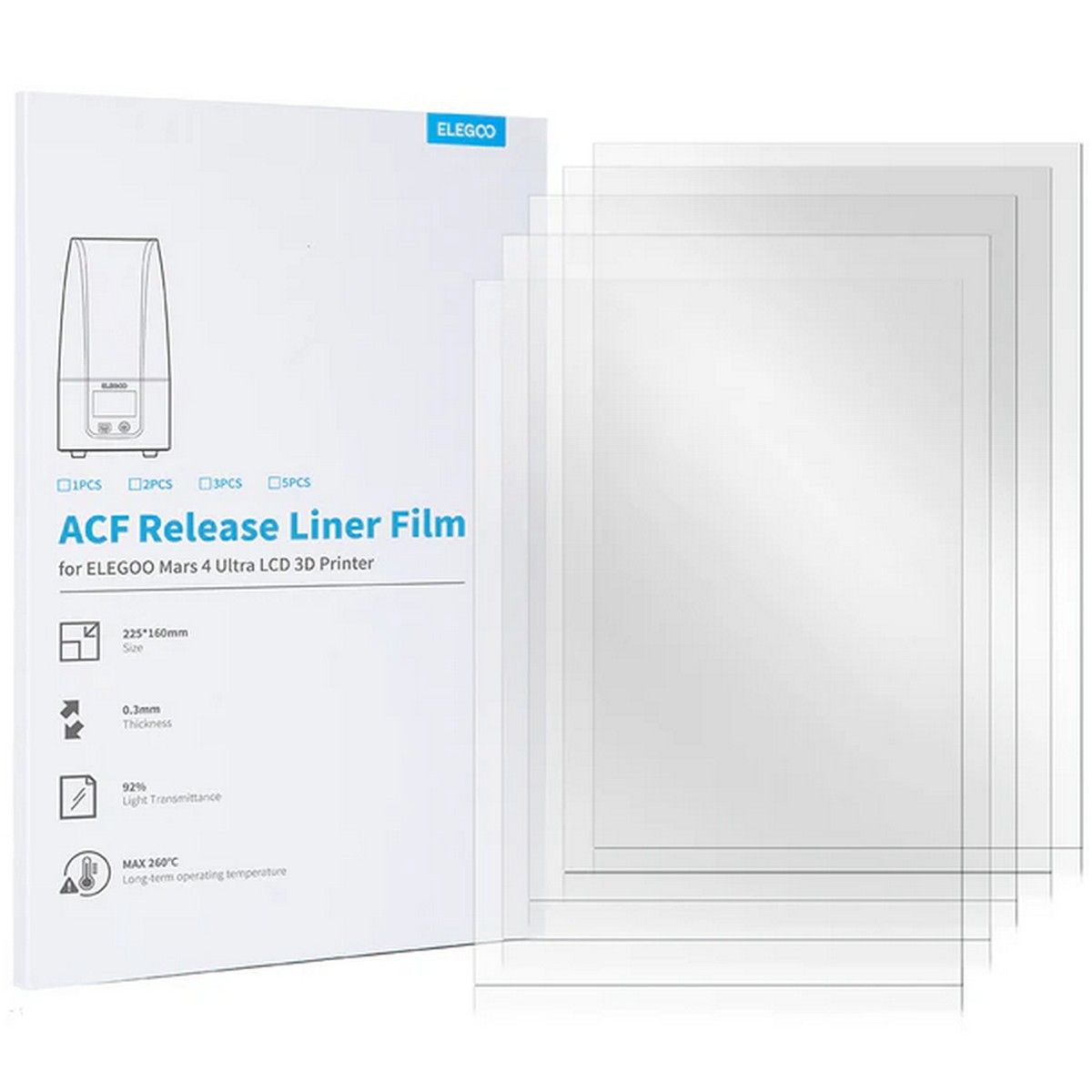 ELEGOO ACF Film for Mars 4 Ultra (5 pack)