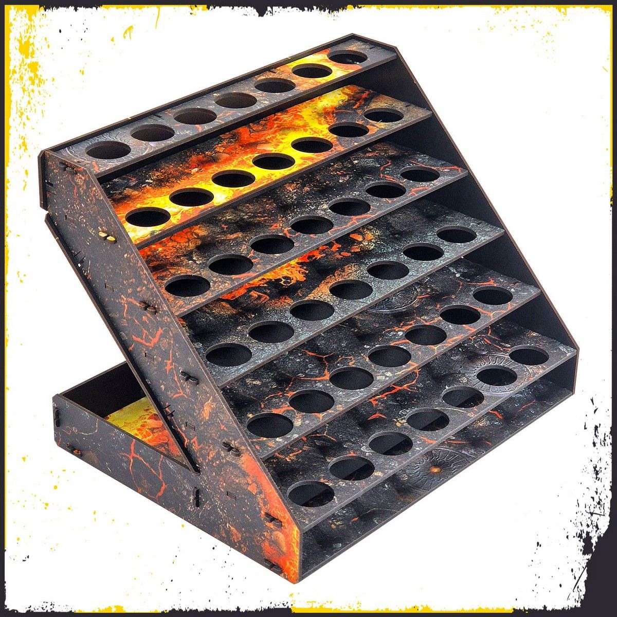 e-Raptor Painting Organizer Station — Small, Lava UV (33mm)