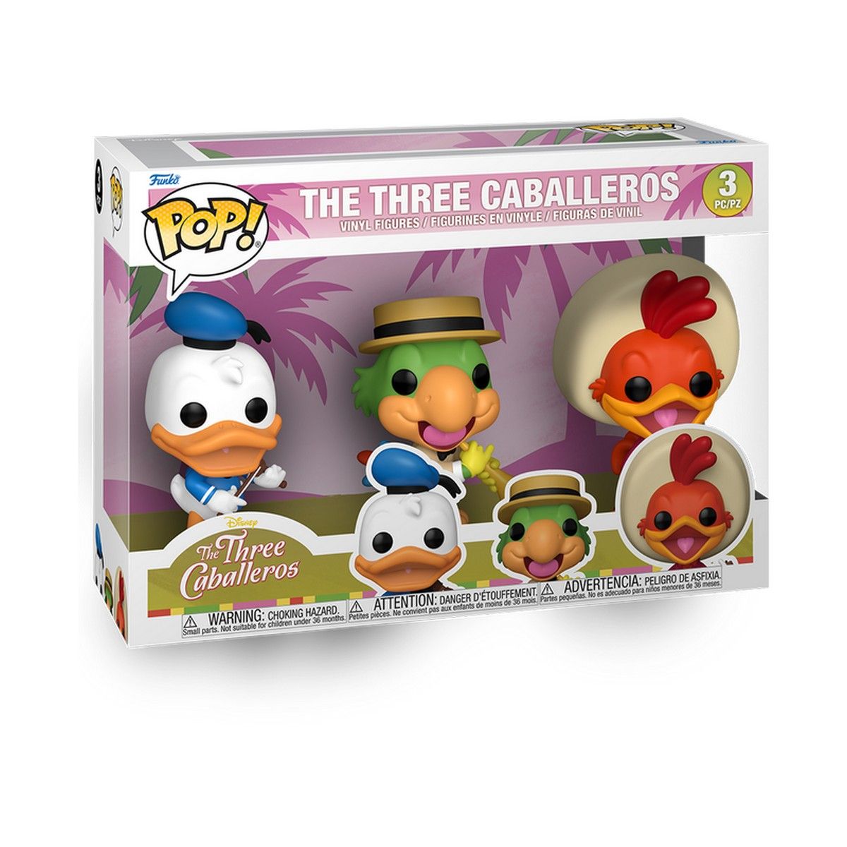 The Three Caballeros - Disney - Funko POP! Vinyl (3 PK) Funko
