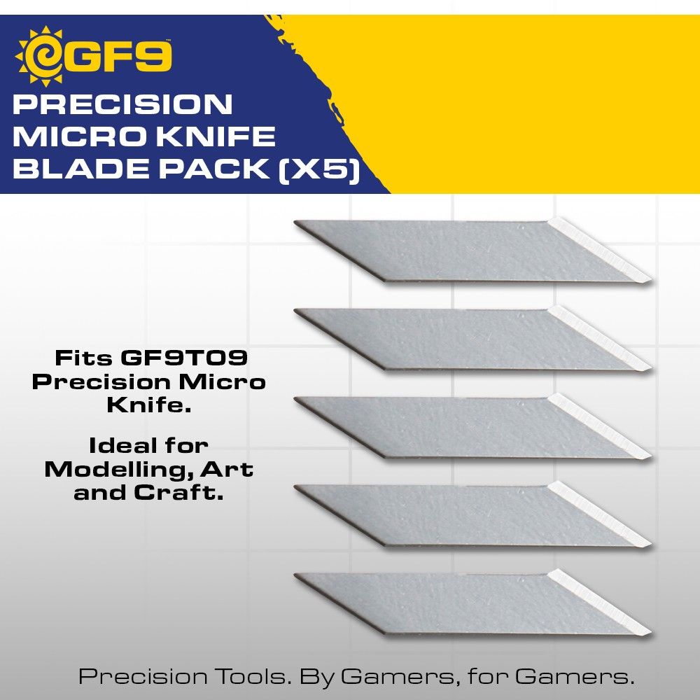 Gale Force Nine Precision Micro Knife Blade Pack (5)