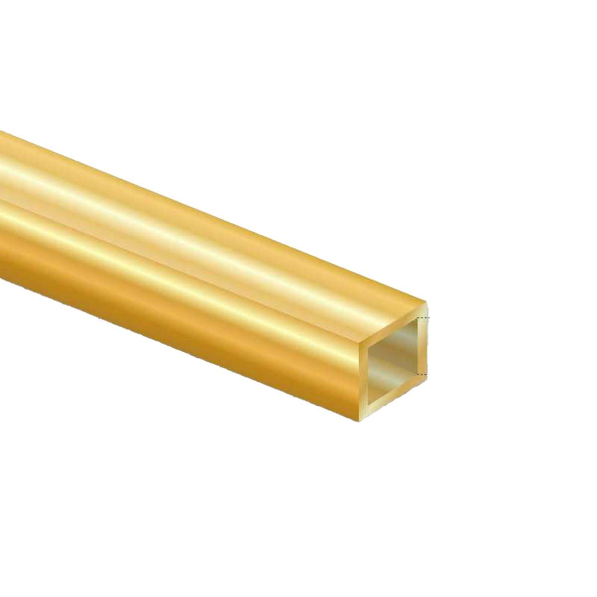 Green Stuff World Square Brass Tubes 1.5mm
