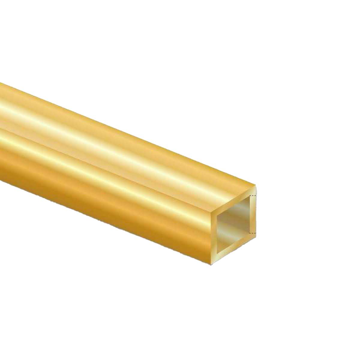 Green Stuff World Square Brass Tubes 2mm