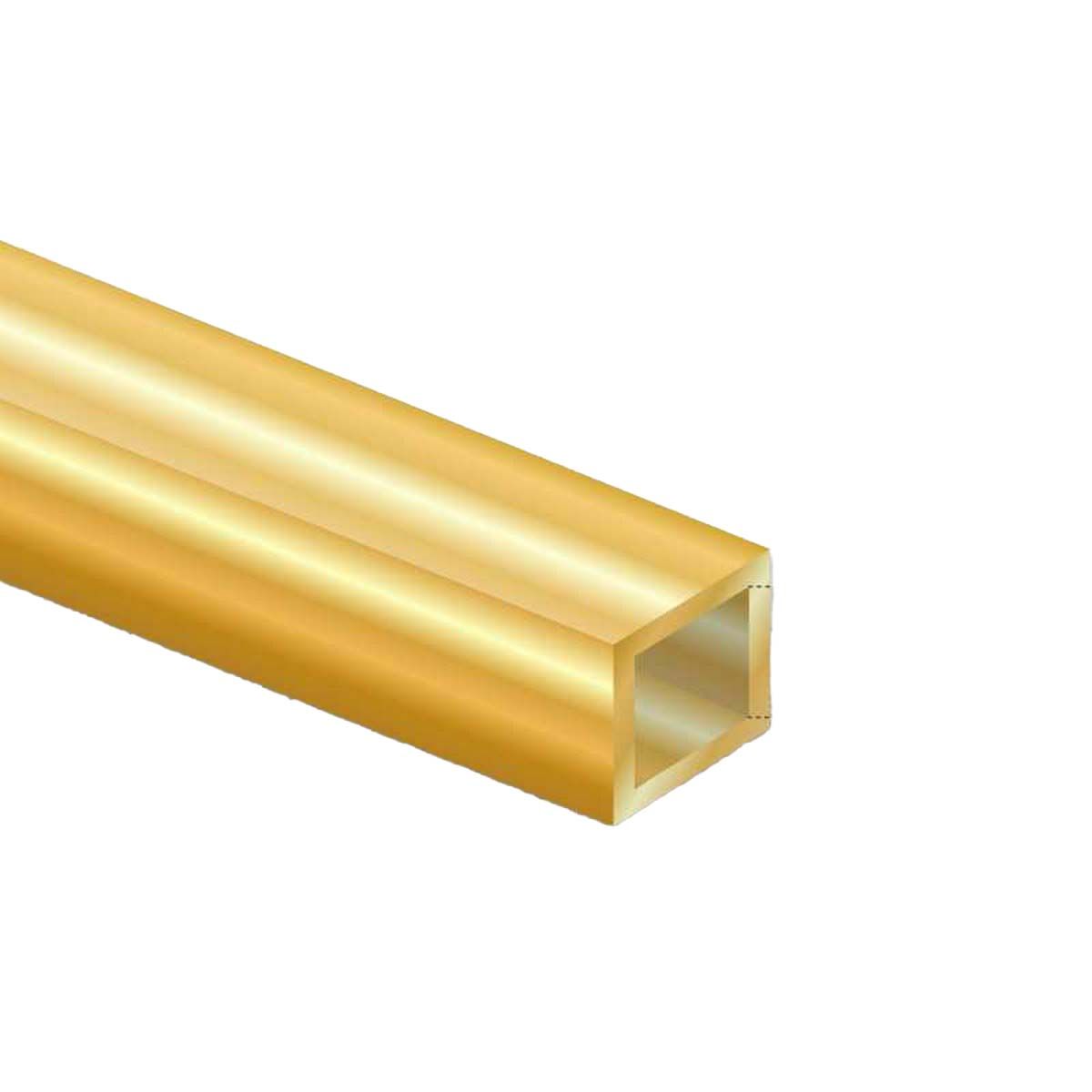 Green Stuff World Square Brass Tubes 3mm