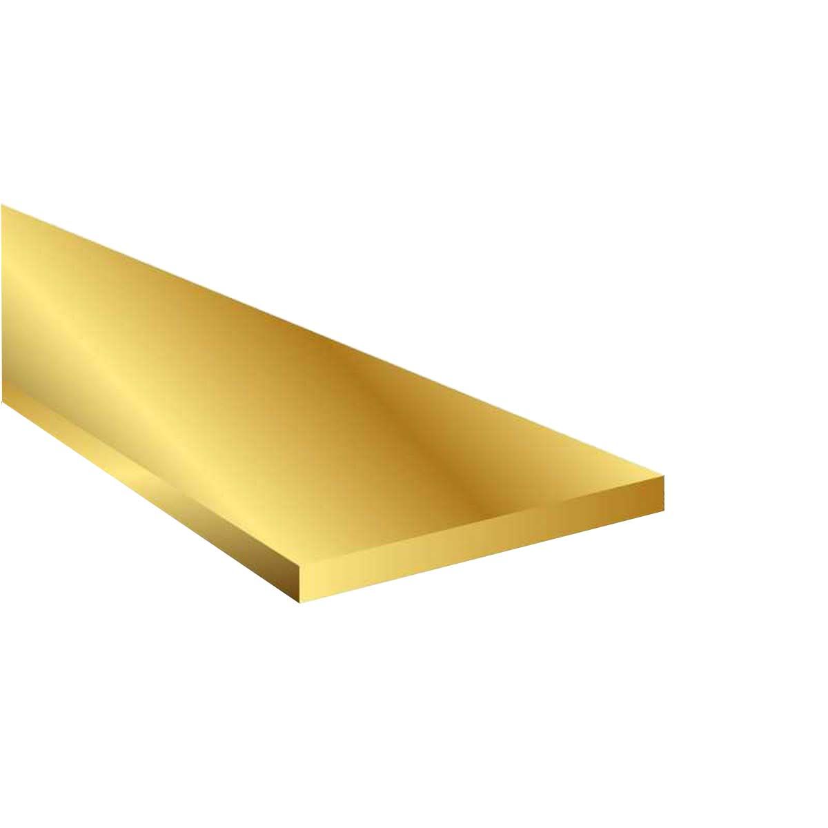 Green Stuff World Flat Brass Profile (0.2 x 6mm)