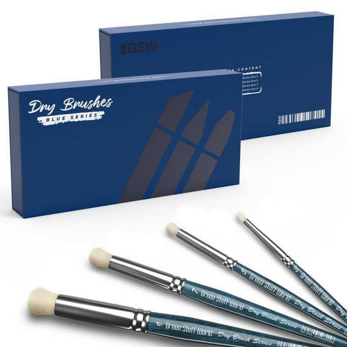 Green Stuff World Premium Dry Brush Set - Blue Series
