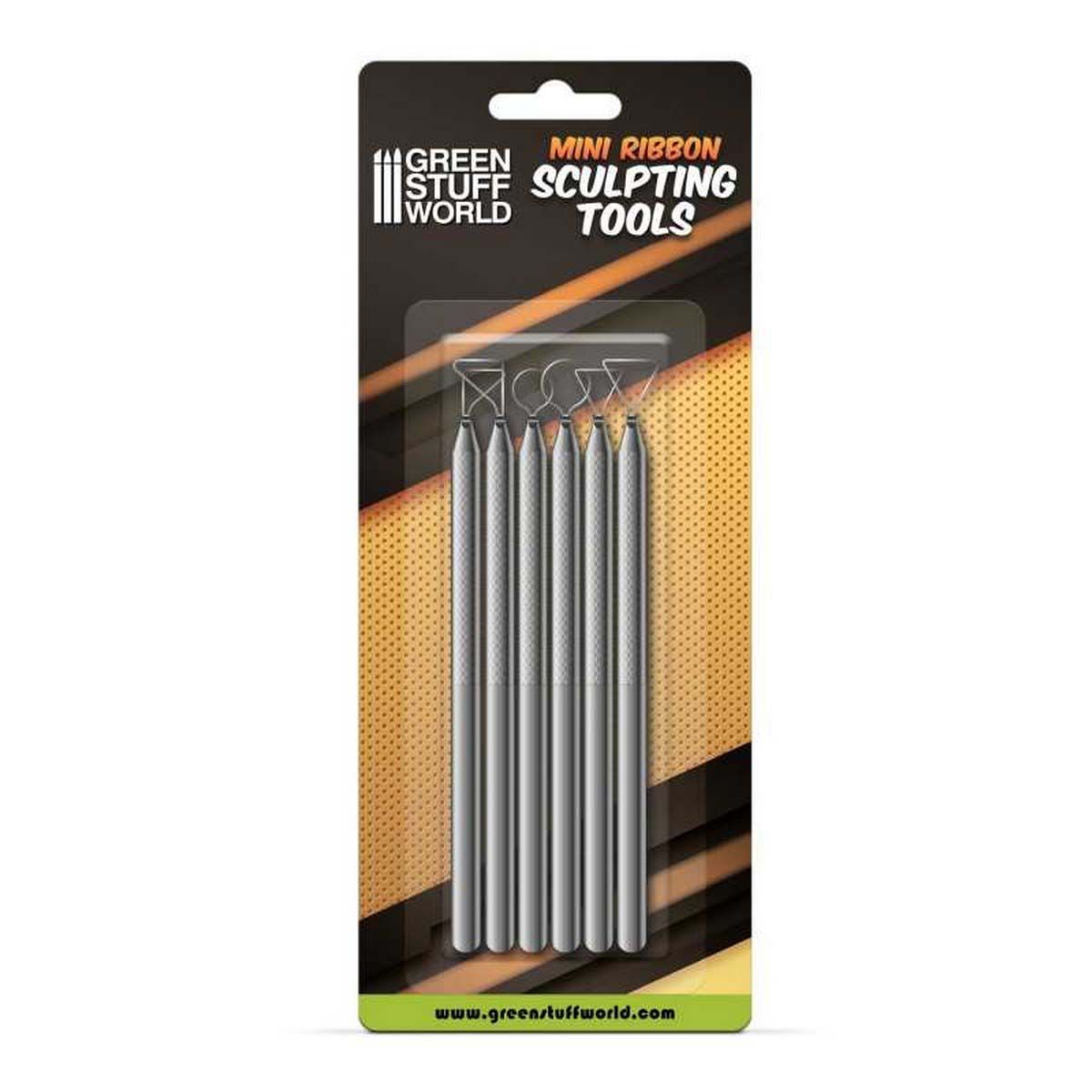 Green Stuff World 6x Mini Ribbon Sculpting Tool Set