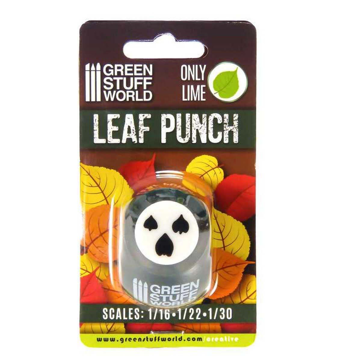 Green Stuff World Miniature Leaf Punch (Dark Green)