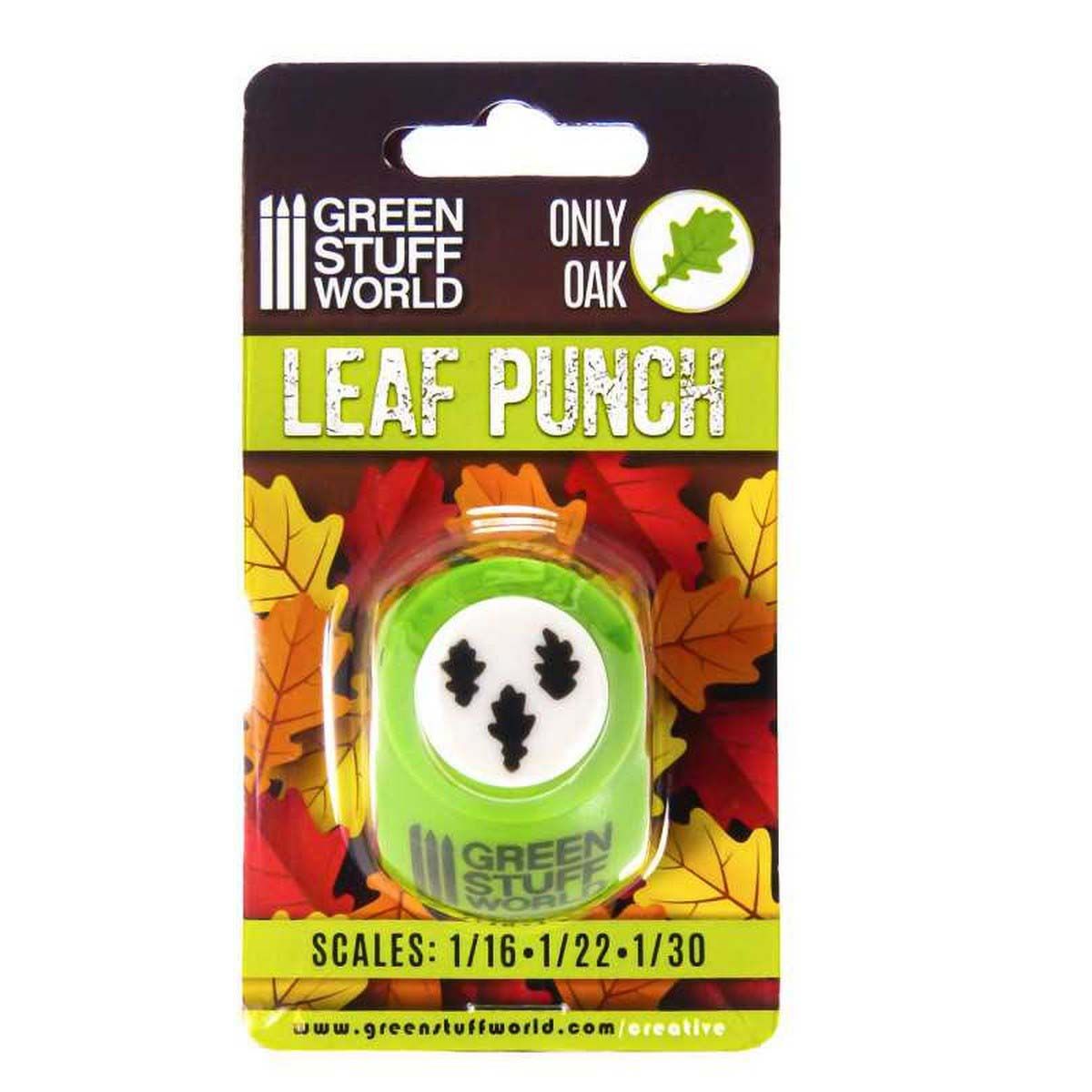 Green Stuff World Miniature Leaf Punch (Light Green)
