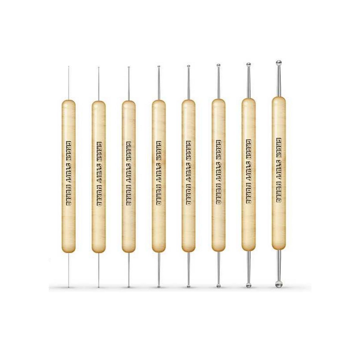 Green Stuff World 8x Sculpting Stylus Tool Set