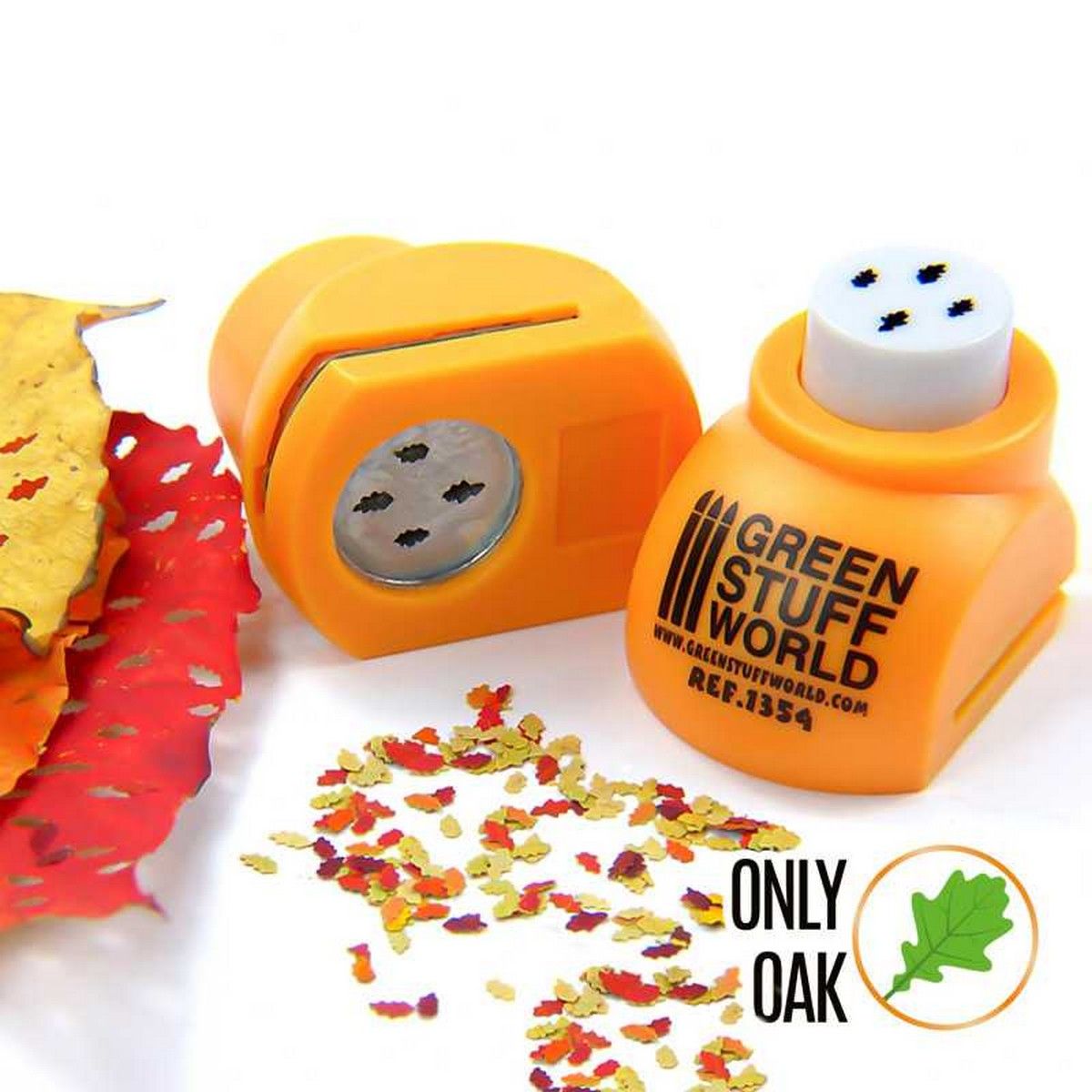 Green Stuff World Miniature Leaf Punch (Orange)