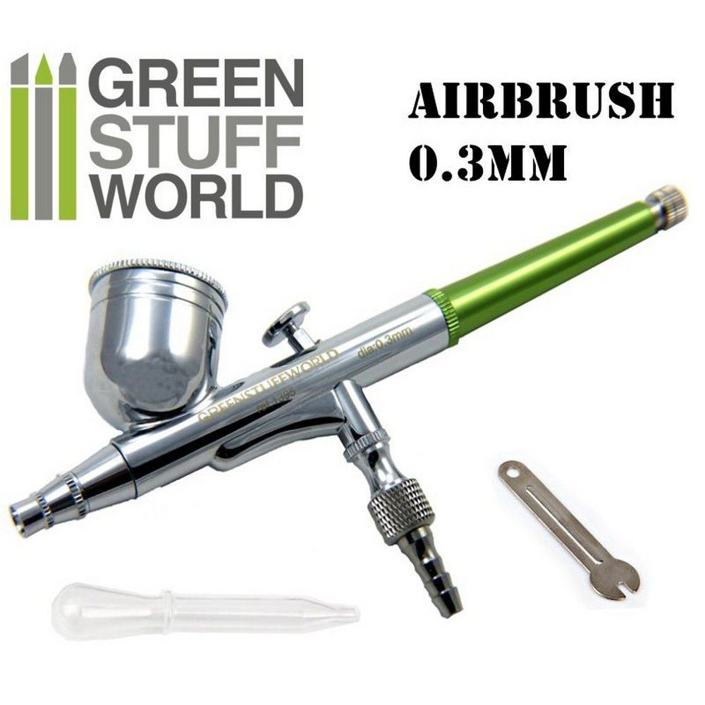 Green Stuff World Dual-Action Airbrush 0.3mm