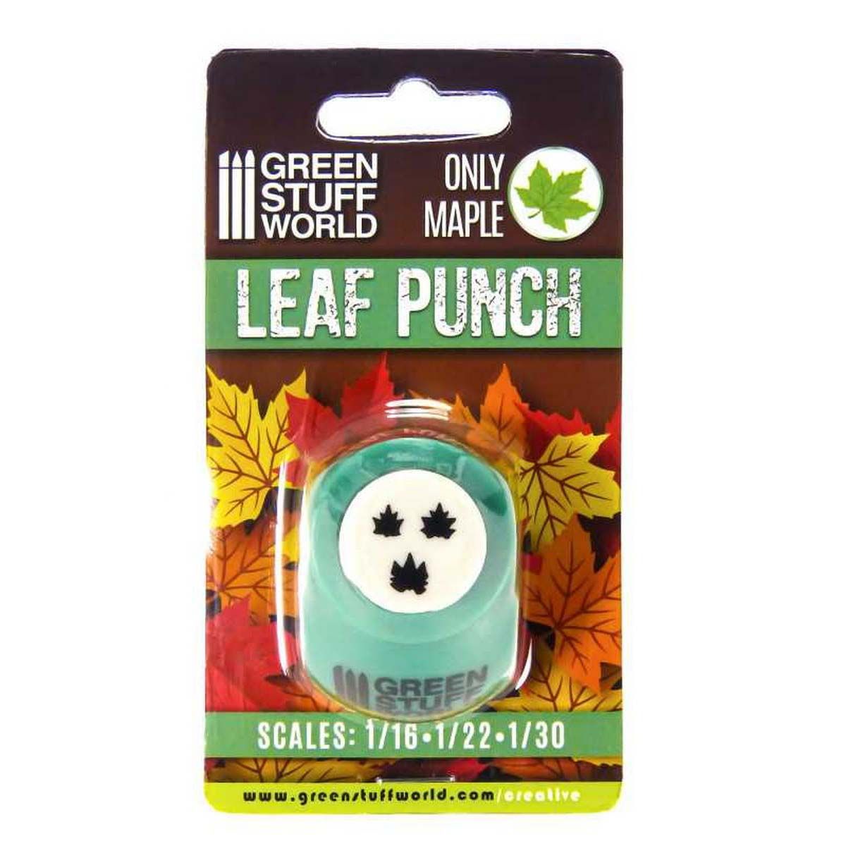 Green Stuff World Miniature Leaf Punch (Medium Green)
