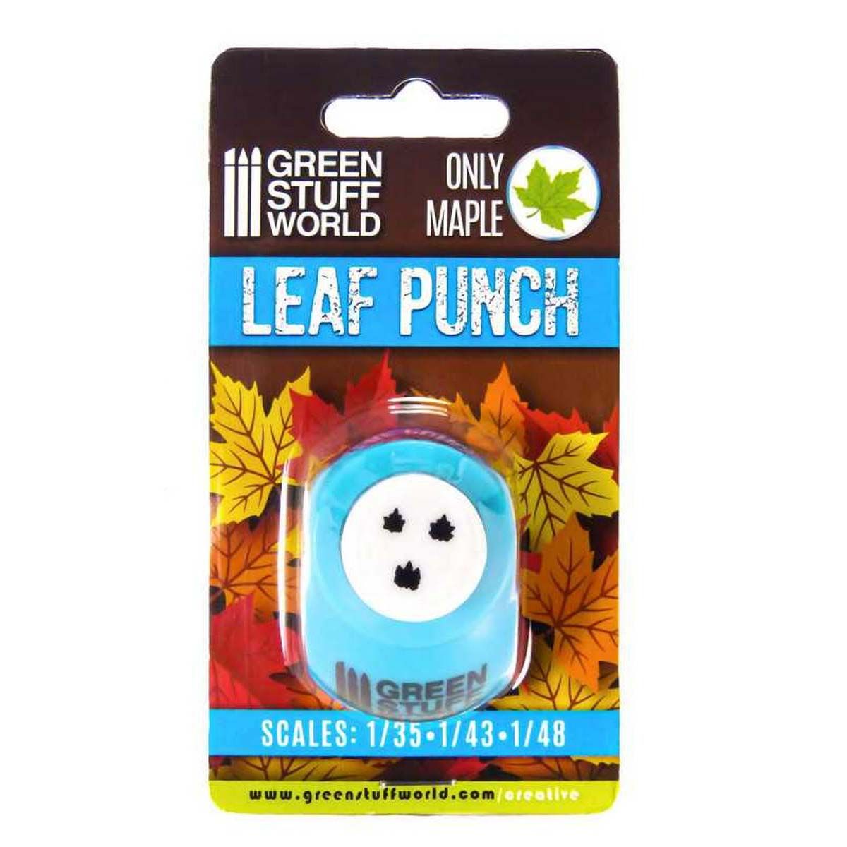 Green Stuff World Miniature Leaf Punch (Medium Blue)