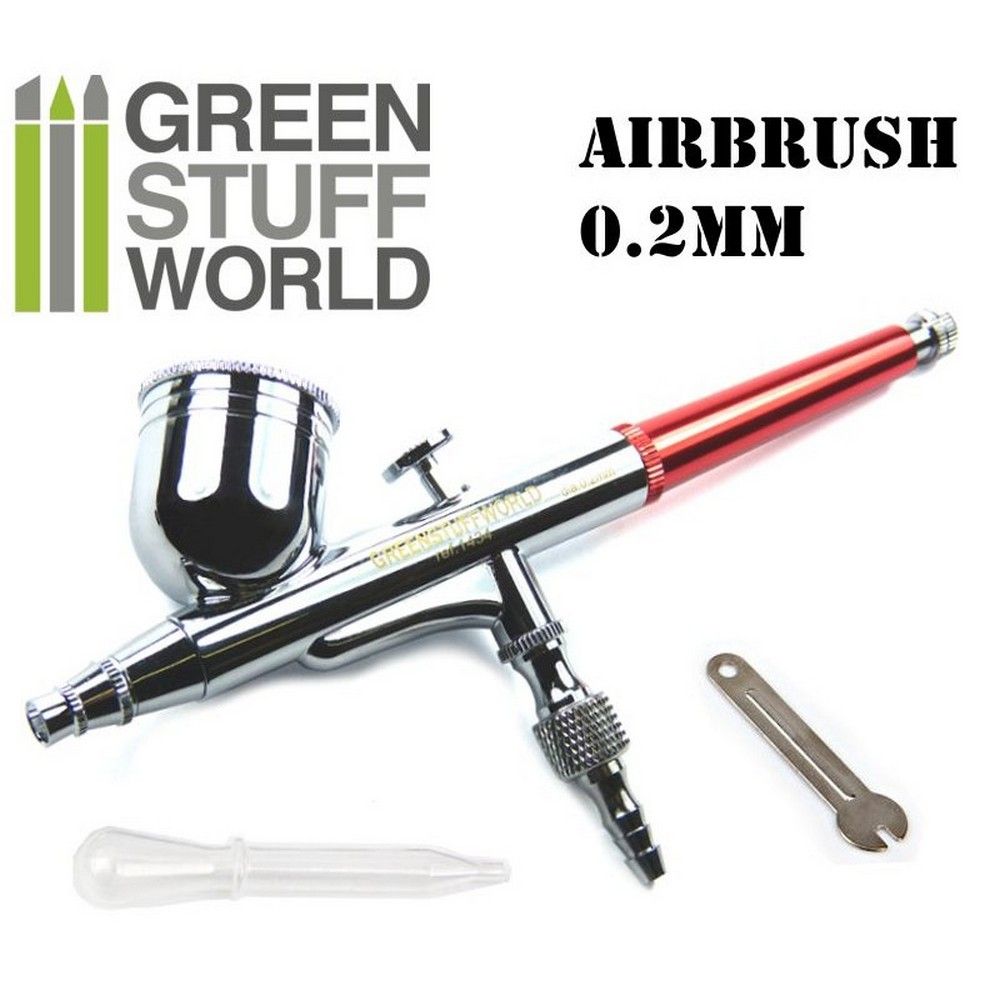 Green Stuff World Dual-Action Airbrush 0.2mm