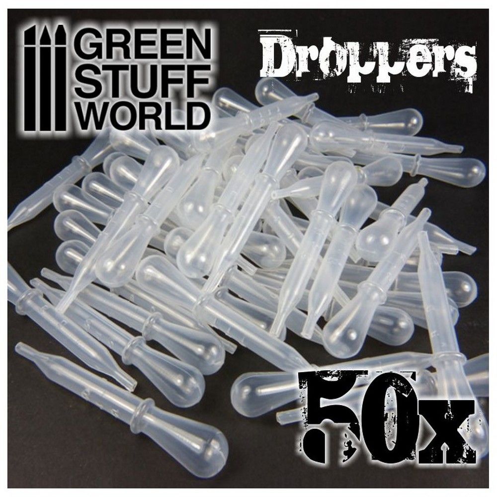 Green Stuff World Droppers with Suction Bulb (50)