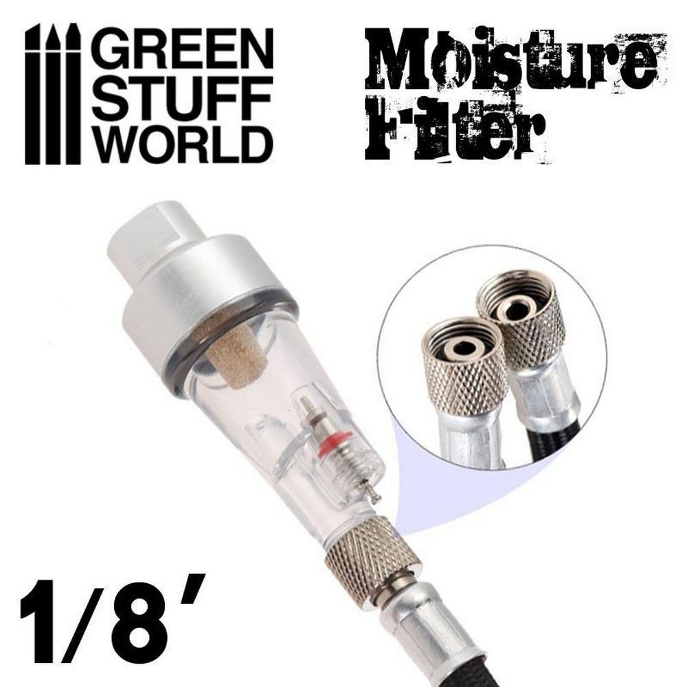 Green Stuff World Airbrush Moisture Air Filter 1/8