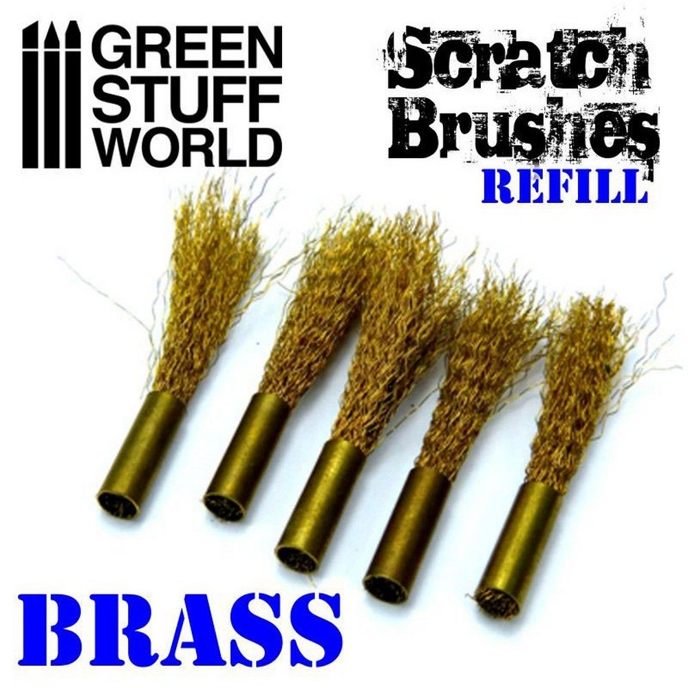 Green Stuff World Scratch Brush Refill - Brass