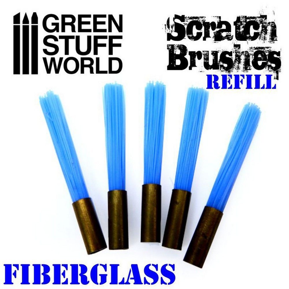 Green Stuff World Scratch Brush Refill - Fibre Glass