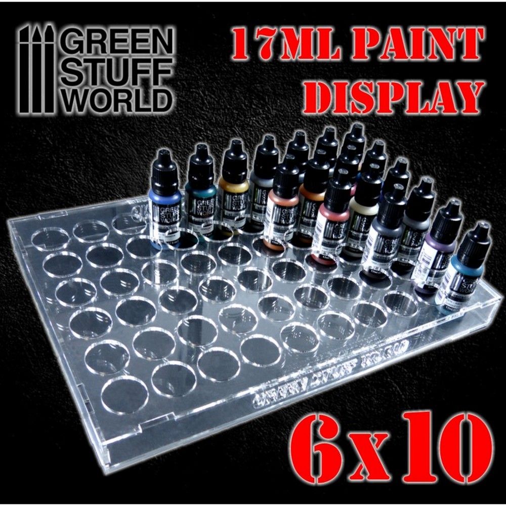 Green Stuff World Paint Display (17ml, 6x10)
