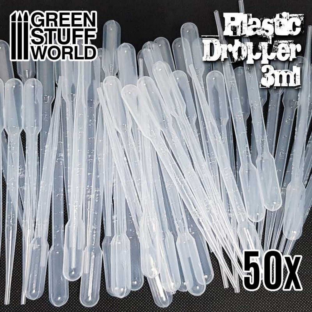 Green Stuff World Long Droppers with Suction Bulb (50)