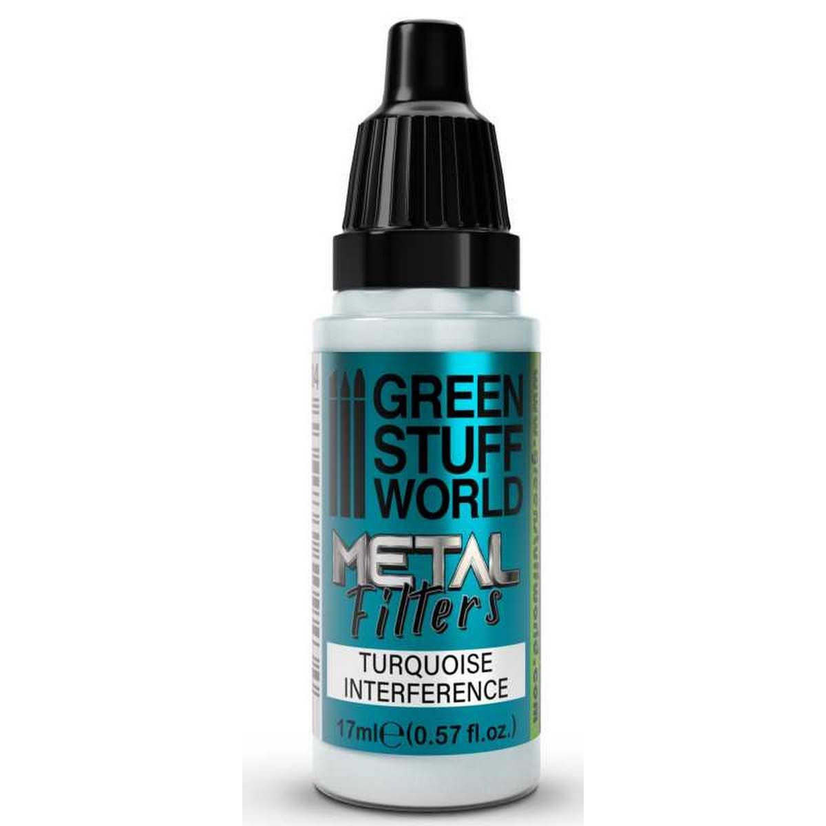 Green Stuff World Turquoise Interference paint pot