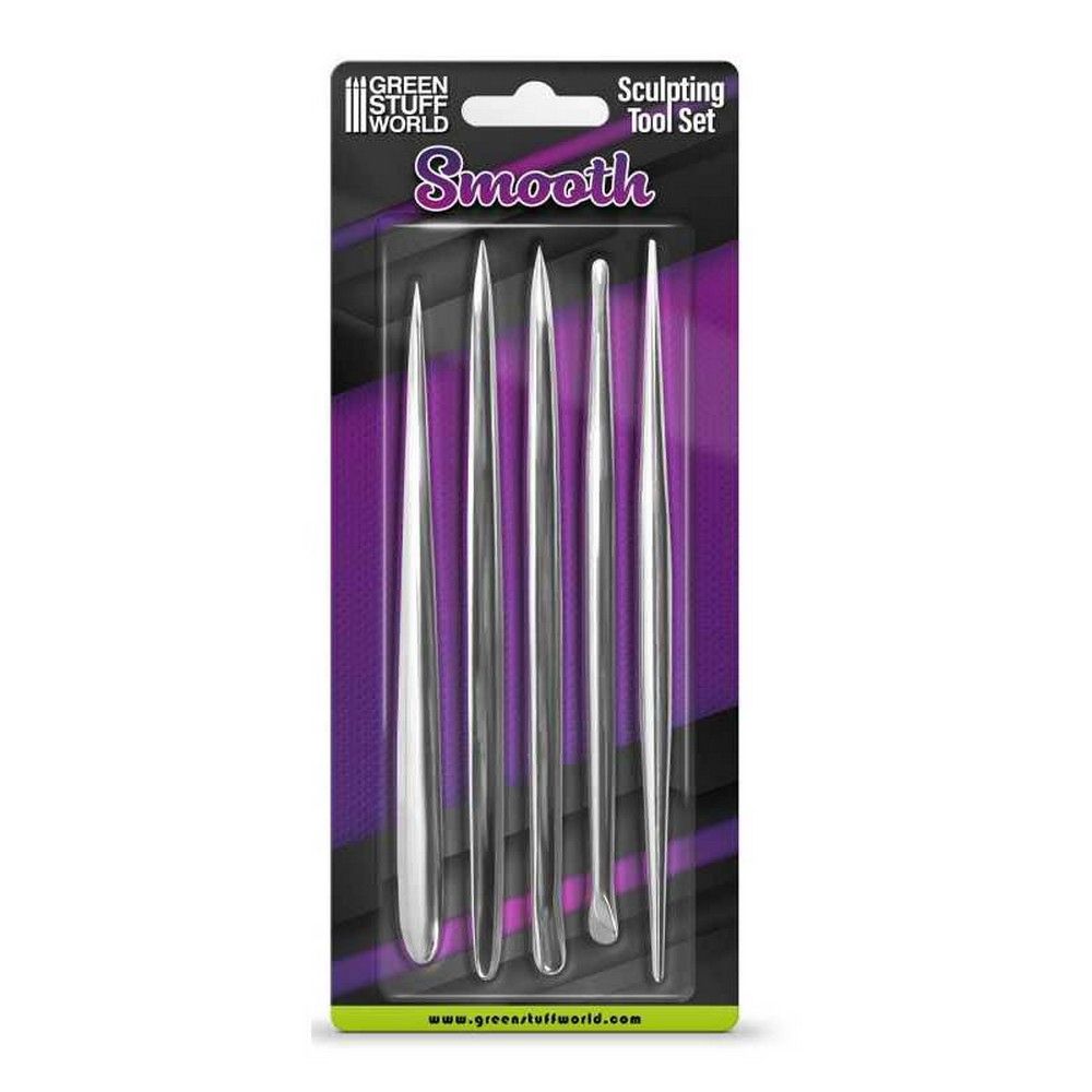Green Stuff World 5x Smooth Sculpting Set