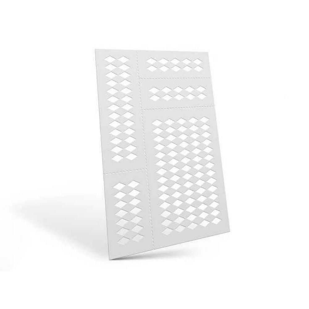 Green Stuff World Flexible Stencils - Harlequin M (9x5mm)