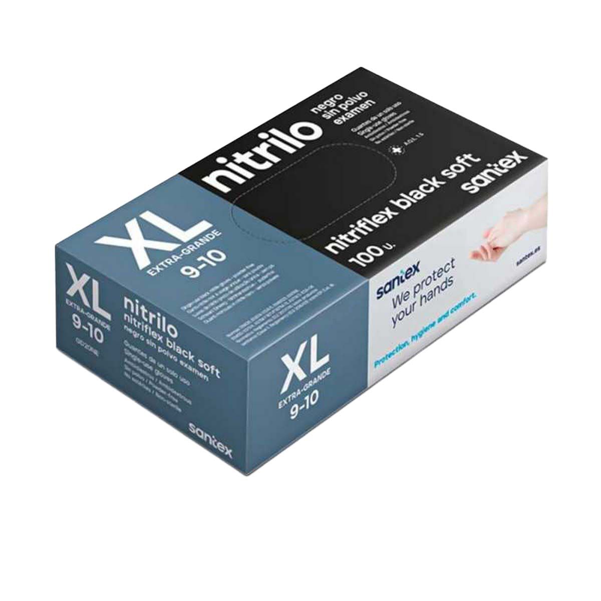 Green Stuff World Black Nitrile Gloves - Extra Large