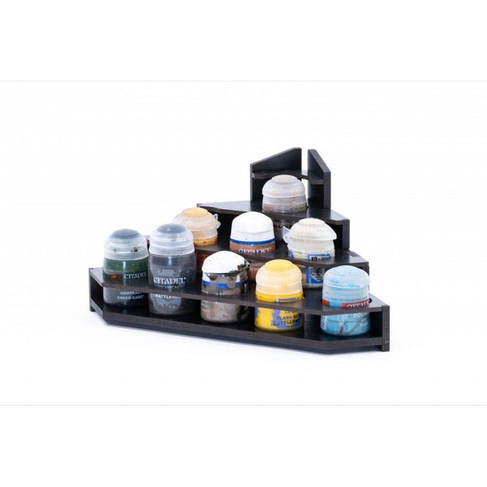 Kraken Black Rack End Piece Colour Shelf (Citadel)