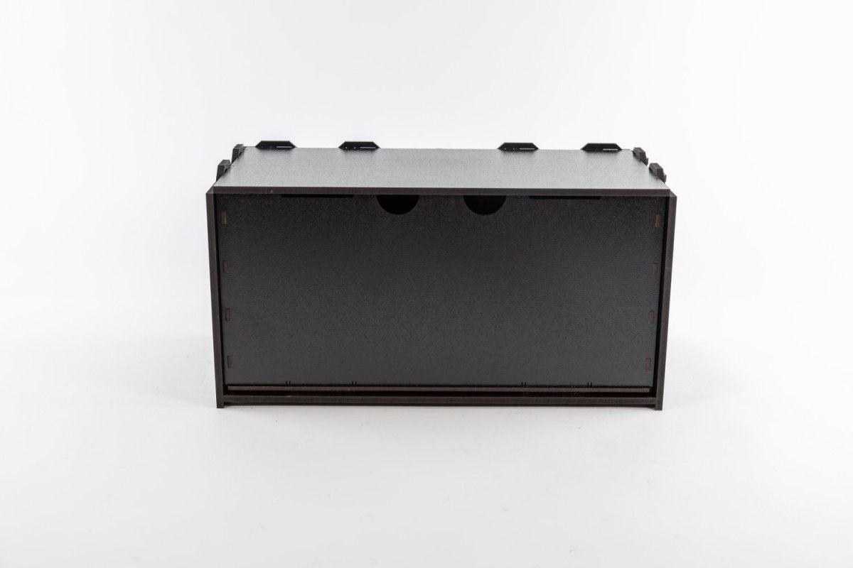 Kraken Black Rack Cabinet with Large Drawer